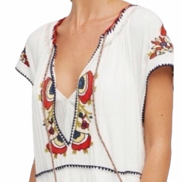 FREE PEOPLE White Maxi Dress Coastal Cowgirl Size XS - Picture 5 of 8